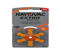 Rayovac Extra Advanced - Pilas Audífono Zinc Aire A13 / PR48, Pack de 60 Unidades, Naranja