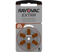Rayovac Extra Advanced - Pilas de audífono Zinc Aire A312/PR41, pack de 60 unidades, color marrón