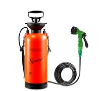 Raypontia 8L Ducha Portátil Al Aire Libre para Camping, 7 Modos De Columna De Agua, Duchas De Exterior, Ducha Portatil Furgoneta, Ideal para Viajes, Acampadas, Exteriores Y Jardín