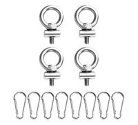 Raypontia Anclajes De Sujeción para Montaje En T Track | Perno De Ojal Montaje En Raíl para Canoa Y Barca - Soporte Seguro para Cuerdas De Amarres En Aventuras Exteriores Barcos Tiendas Vehiculos