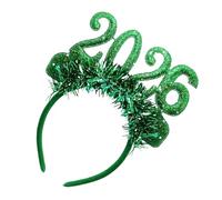Raypontia Diadema de Año Nuevo - Tiara Accesorios para Fotos con Número 2026 | Tocado Brillante Para Selfies De Año Nuevo,para Fiestas, Cuenta Atrás, Cumpleaños, Hogar, Interior, Puesto, Mujeres,