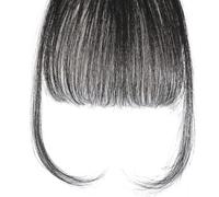 Raypontia Flequillo Francés Postizo, Clip En Flequillo De Cabello Humano, Cabello Flequillo, Flequillo Postizo Grueso Pelo, Pelo Natural Clip, Color Natural Extensión Cabello Con Flequillo Limpio