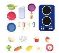 Raypontia Juega Comida de Cocina, Juego de Cocina para niños pequeños - Kit de Cocina de Sonido y Kit de Cocina | Juego de pretensión de educación educativa Realista para Infantiles de jardín de