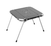 Raypontia Mesa Plegable Pequeña Portátil - Suministros de Jardinería Plegables Portátiles de Aleación de Aluminio | Mesa Auxiliar Pequeña para Exterior y Acampada,para Reuniones Familiares y con