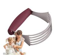 Raypontia Mezclador de de acero inoxidable, 13,5 cm, mezclador de , batidora de , batidora de , pan, cortador de , cortador de pastelería, cortador de pastelería con mango
