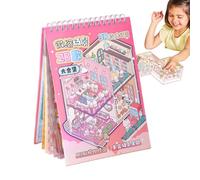 Raypontia Pegatinas Miniaturas Para Manualidades,Adhesivos Casitas De Dibujos Animados | Material Manualidades Papel Diario Estético Infantil Estrés Pasar Tiempo