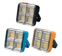 Raypontia reflector LED para exteriores, luz de camping recargable, Luces solares LED para exteriores, Luz de trabajo portátil con asa, luz de trabajo de bajo consumo para acampar, supervivencia
