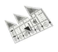 Raypontia Regla Para Costura - 45° Herramienta Antideslizante para Tela | Regla De Acolchado Antideslizante | para Ganchillo, Tejido, Telar, Bordado, Manualidades, Enrollado, Costura, Estudio