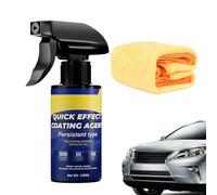 Raypontia Spray De Recubrimiento Nano | Agente Hidrofóbico Para Vehículos - Recubrimiento Nano Hidrofóbico Para Restauración Y Detallado De Garaje Automotriz,Detalles Exteriores Garaje