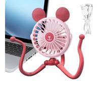 Raypontia Ventilador con clip para cochecito, ventilador de pulpo para cochecito - Ventilador para cochecito con clip para trípode - Fan silenciosa del carro eléctrico portátil que acampa, ventilador