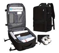 RAYPOW Mochila Viaje Cabina Avion 45x30x22 36L Tamaño XL para Ryanair maletas de viaje cabina avion Bolsa de Cabina Equipaje de Mano Cabina Avion Mochila para Wizzair