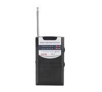 Raypow Radio de Portátil, Radios de Transistor Am FM Bolsillo Portátil Funciona con 2 Pilas AAA, Radio de Pequeña de Bolsillo Viaje FM,Altavoz Fuerte,Uso en Interiores, Exteriores. (Negro)