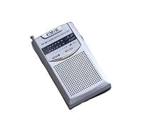 Raypow Radio de Portátil, Radios de Transistor Am FM Bolsillo Portátil Funciona con 2 Pilas AAA, Radio de Pequeña de Bolsillo Viaje FM,Altavoz Fuerte,Uso en Interiores, Exteriores. (Plata)