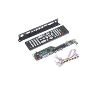 RAYPUR 1 Juego de Placa Base de TV T.SK105A.03, Controlador de TV LCD Universal, Placa controladora, Interfaz PC/VGA/USB, reemplaza la Placa de Circuito T.V53.03(1 Set)