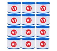 RAYPUR Compatible con Filtro Bestway tamaño Vi, 58323, Cartucho de Filtro, Compatible con Lay-Z-SPA, París, Miami, Vegas, Mónaco, Palm Springs, for Intex(12pcs)