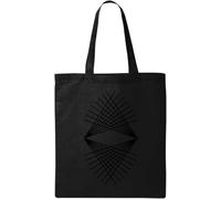Rays of The Cosmos ilustraciones modernas bolsa de algodón orgánico natural negro, negro, talla única, negro, talla única, negro, talla única, Negro 1, One size