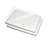 RAYSON Portadas para encuadernar de polipropileno transparente, 350 micras, A4, 50 unidades