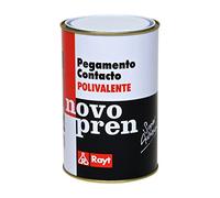 Rayt 004-09 Novopren Polivalente pegamento de contacto para multitud de materiales: estratificados plásticos, goma, corcho, moqueta y pavimentos de PVC, 1 litro