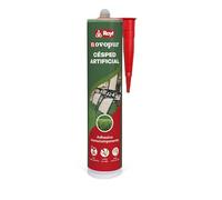 Rayt 1315-13 Novopur Cartucho de Adhesivo monocomponente de poliuretano para césped artificial y también pavimentos de goma, caucho y PVC. Color verde. Secado en 30 minutos. 300 ml