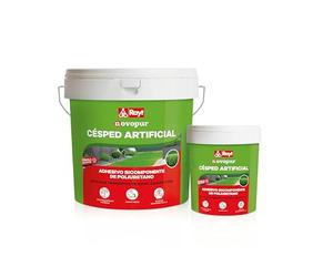 Rayt 1315-70 Novopur Adhesivo bi-componente de poliuretano para césped artificial y también pavimentos de goma, caucho y PVC. Color verde. Secado en 30 minutos. 1,125 kg