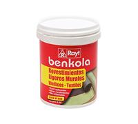 Rayt 1759-09 Benkola revestimientos ligeros: Adhesivo para papel pintado con dorso de tela sin tejer. Permite correción durante el proceso de colocación. Lista al uso. 1 kg