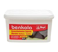 Rayt 1759-23 Benkola revesimientos ligeros: Adhesivo para papel pintado con dorso de tela sin tejer. Permite correción durante el proceso de colocación. Lista al uso. 5 kg