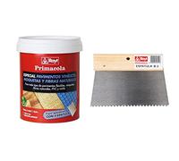 Rayt 555-09 Primacola C-15 Adhesivo acrílico especial para pavimentos de PVC, pavimentos vinílicos + Espátula dentada B-3-1691 Para aplicación de adhesivos