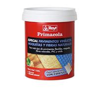 Rayt 555-09 Primacola C-15 Adhesivo acrílico especial para pavimentos de PVC, pavimentos vinílicos, moquetas, revestimientos textiles y fibras naturales. Fácil aplicación con espátula, 1kg.