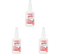 Rayt 607-39 SPRINT Adhesivo instantáneo de cianoacrilato, uniones rápidas y súper resistentes en segundos. Plástico, caucho, goma, metales, porcelana. Tubo 50gr., Paquete de 3