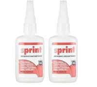 Rayt 607-39 SPRINT Adhesivo instantáneo de cianoacrilato, uniones rápidas y súper resistentes en segundos. Plástico, caucho, goma, metales, porcelana. Tubo 50gr. (Paquete de 2)