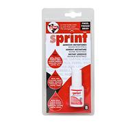 Rayt 627-80 SPRINT Adhesivo instantáneo de cianoacrilato con Pincel, uniones rápidas y súper resistentes en segundos. Plástico, caucho, goma, metales, porcelana. 8g.