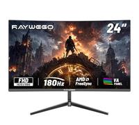 Raywego - Monitor de computadora para juegos de 24 pulgadas, FHD1920 x 1080, 180 Hz, frecuencia de actualización AMD FreeSync visualización premium, cuidado de los ojos, HDMI, MPRT de 1 ms, ideal para
