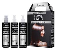 Raywell Lumin Hair Laminazion - Aceite, loción, sin perfume, a base de plantas, rizado, ondulado, seco, dañado