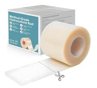 Rayyl Rollo de parche hidrocoloidal de 5 cm x 3 m, rollo autoadhesivo de hidrocoloide, resistente al agua y cortable, cinta hidrocoloidal para acné, ampollas y arañazos