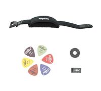 rayzm Amortiguador Mudo de Cuerdas de Guitarra Fretwrap, Guitarra Faja Silenciadora Reductora de Ruido, Correa de Silencio para Guitarra y Bajo (S)