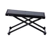 Rayzm Banquillo Reposapiés para Guitarra con Acolchado de Goma Antideslizante, Soporte de Metal Plegable, Ajustable y Súper Resistente (Flamenco/Clásica/Acústica/Eléctrico)