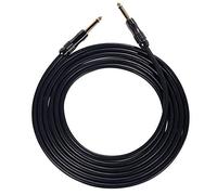 Rayzm Cable de guitarra - 3 metros cable profesional para guitarra/bajo sin interferencias para escenario y estudio. Conector ¼" chapado recto a recto macho mono (conectores de cobre chapados en oro)