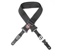 Rayzm Correa de la Guitarra y Bajo, Correa de Guitarra con enganche “quick release”, Correa suave de Nylon Negra para Guitarra Acústica/Eléctrica/Bajo