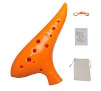 rayzm Ocarina Alto C de 12 Agujeros, 13 Notas en Do Mayor, Instrumento de Viento Ocarina de Plástico ABS Duradero con Bolsa para Principiantes