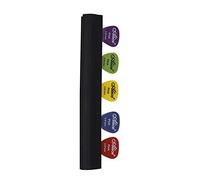 Rayzm Soporte para micrófono Soporte para púas de guitarra con 5 púas, Soporte de goma para micrófono de 18 cm para guitarra acústica/eléctrica/bajo
