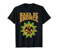 Raza De Bronce Mexican Roots Chicano Style Patriotic Mexico Camiseta