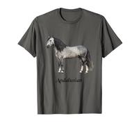 Raza de Caballo Andaluz Hermosa Ecuestre Camiseta