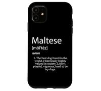 Raza de Perro maltés Mejor Lindo Cachorro Raza de Perro maltés Carcasa para iPhone 11