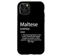 Raza de Perro maltés Mejor Lindo Cachorro Raza de Perro maltés Carcasa para iPhone 11 Pro