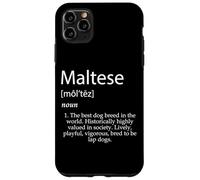 Raza de Perro maltés Mejor Lindo Cachorro Raza de Perro maltés Carcasa para iPhone 11 Pro MAX