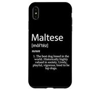 Raza de Perro maltés Mejor Lindo Cachorro Raza de Perro maltés Carcasa para iPhone XS MAX