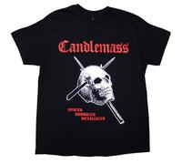 RAZAMATAZ Candlemass 'Epicus Doomicus Metallicus' (Negro) Camiseta, Negro, Small