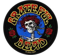 Razamataz Grateful Dead - Parche de sello Bertha vintage de 9 cm de diámetro