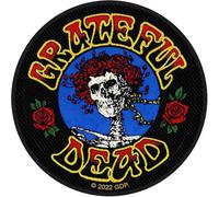 Razamataz Grateful Dead - Parche de sello Bertha vintage de 9 cm de diámetro