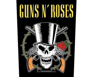 Razamataz Guns N' Roses Skull & Guns - Parche para espalda (tamaño grande), Negro , L